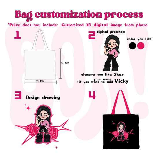 Custom cartoon character bags