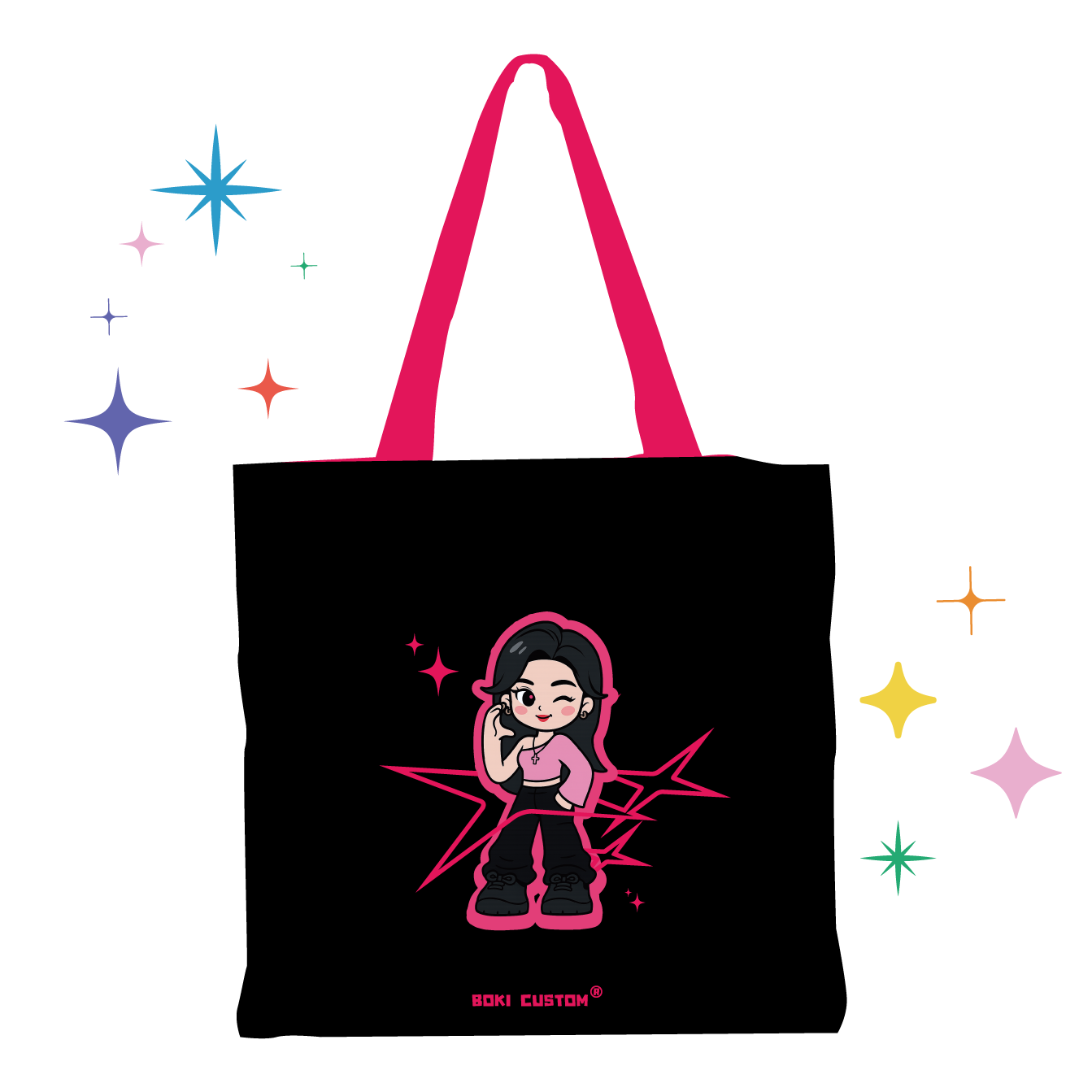 Custom cartoon character bags