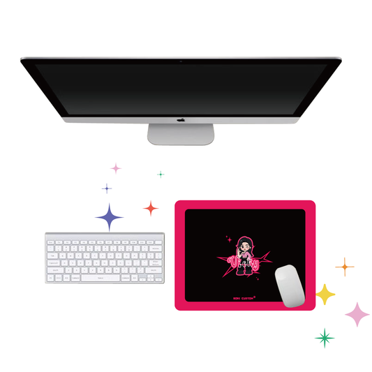 Custom cartoon character mouse pad